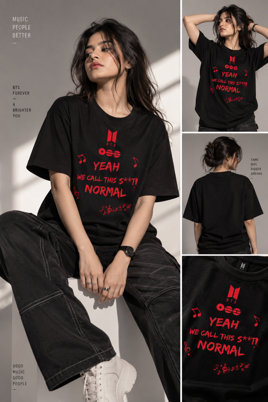 BTS “We Call This S*** Normal” Graphic T-Shirt - Image 2